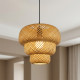 Straw Chandelier Large